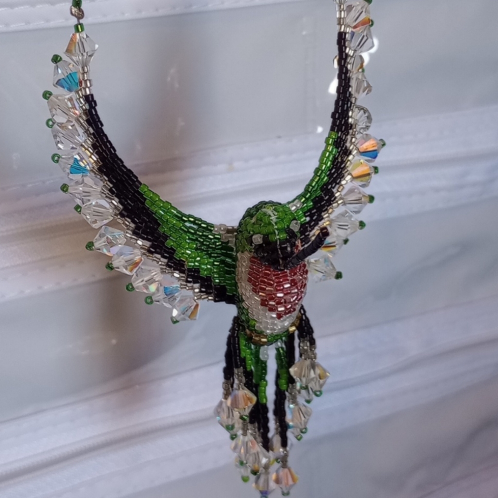 Hummingbird Bead Necklace
